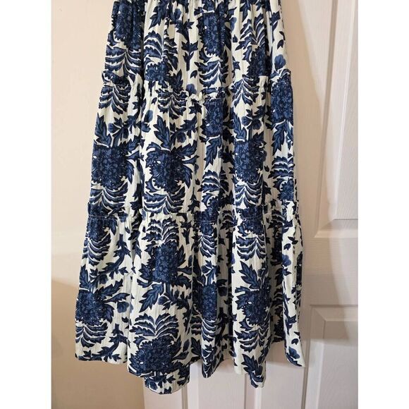 Shona Joy Diana Shirred Tiered Midi Skirt $157 US 2 - Picture 7 of 10